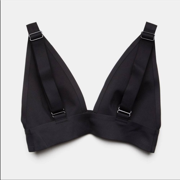 Free People Erin Scuba Bralette Black - Picture 9 of 10